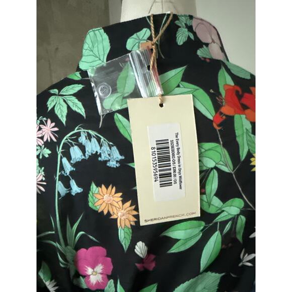 Sheridan French THE EVERY BODY DRESS IN ONYX WILDFLOWER - Picture 6 of 7